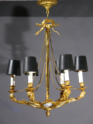 6-Light Empire Chandelier